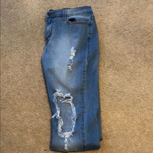 Fashion nova ripped jeans